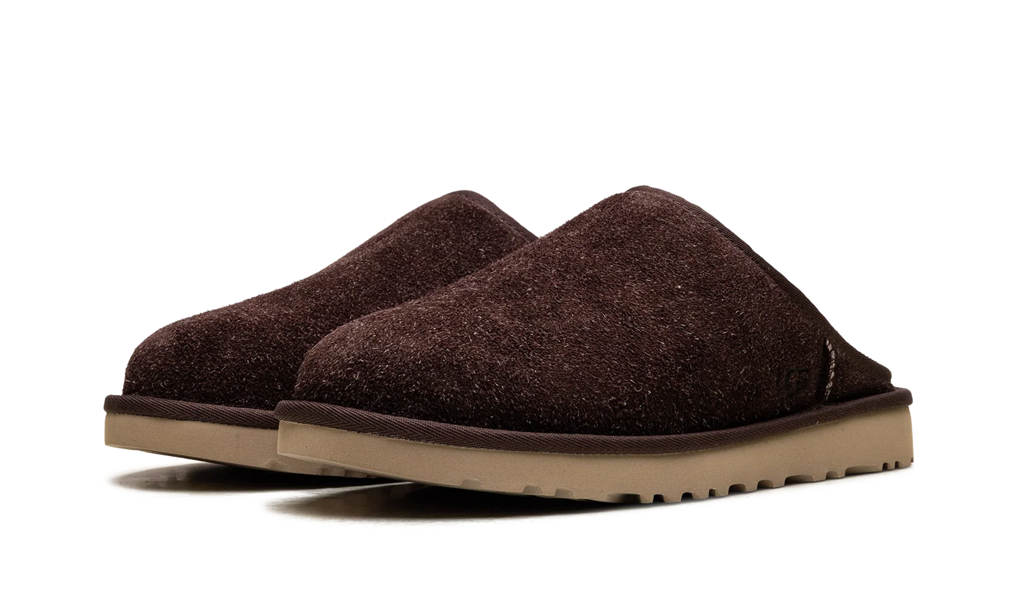 Classic Slip-On Shaggy Suede Slipper "Burnt Cedar" 1153104 BCDR