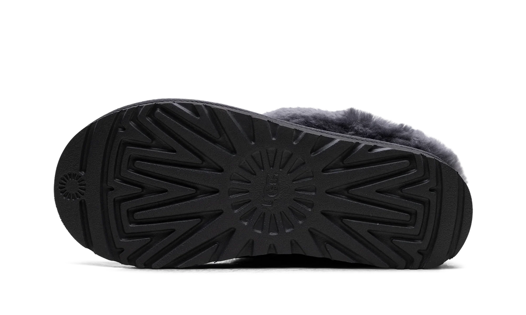 Tazzette Genuine Shearling Collar Slipper WMNS "Obsidian" 1134810 OBS
