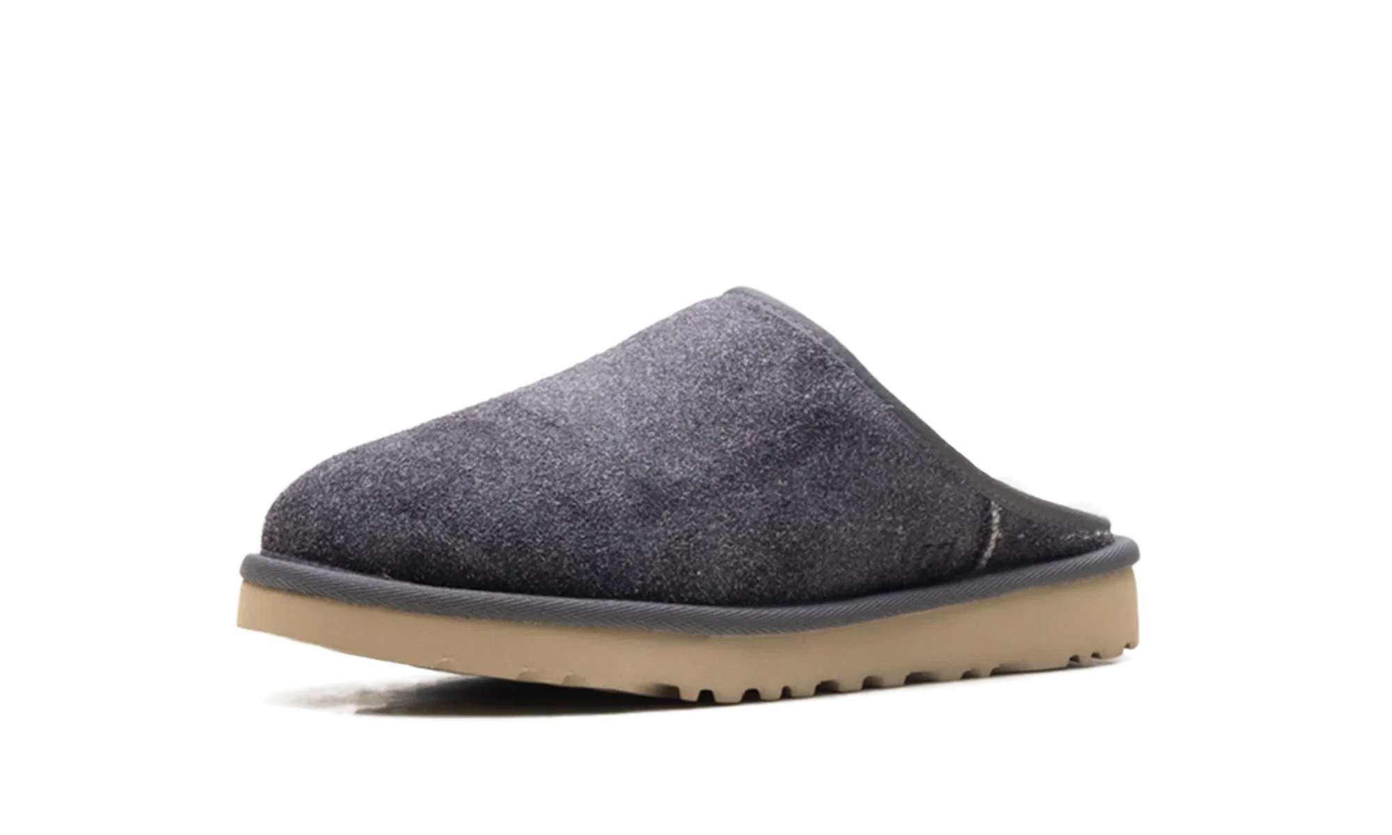 Classic Slip-On Shaggy Suede Slipper "Dark Grey" 1153104 DGRY