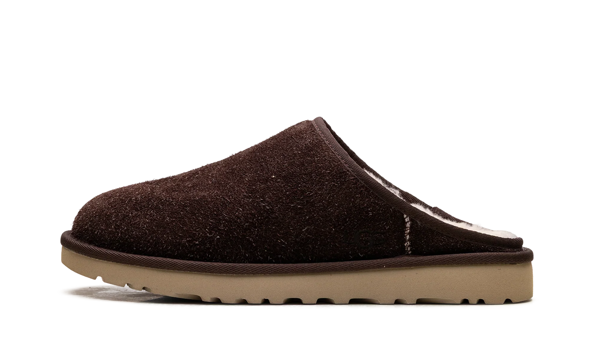 Classic Slip-On Shaggy Suede Slipper "Burnt Cedar" 1153104 BCDR