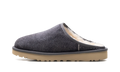 Classic Slip-On Shaggy Suede Slipper "Dark Grey" 1153104 DGRY