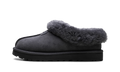 Tazzette Genuine Shearling Collar Slipper WMNS "Obsidian" 1134810 OBS