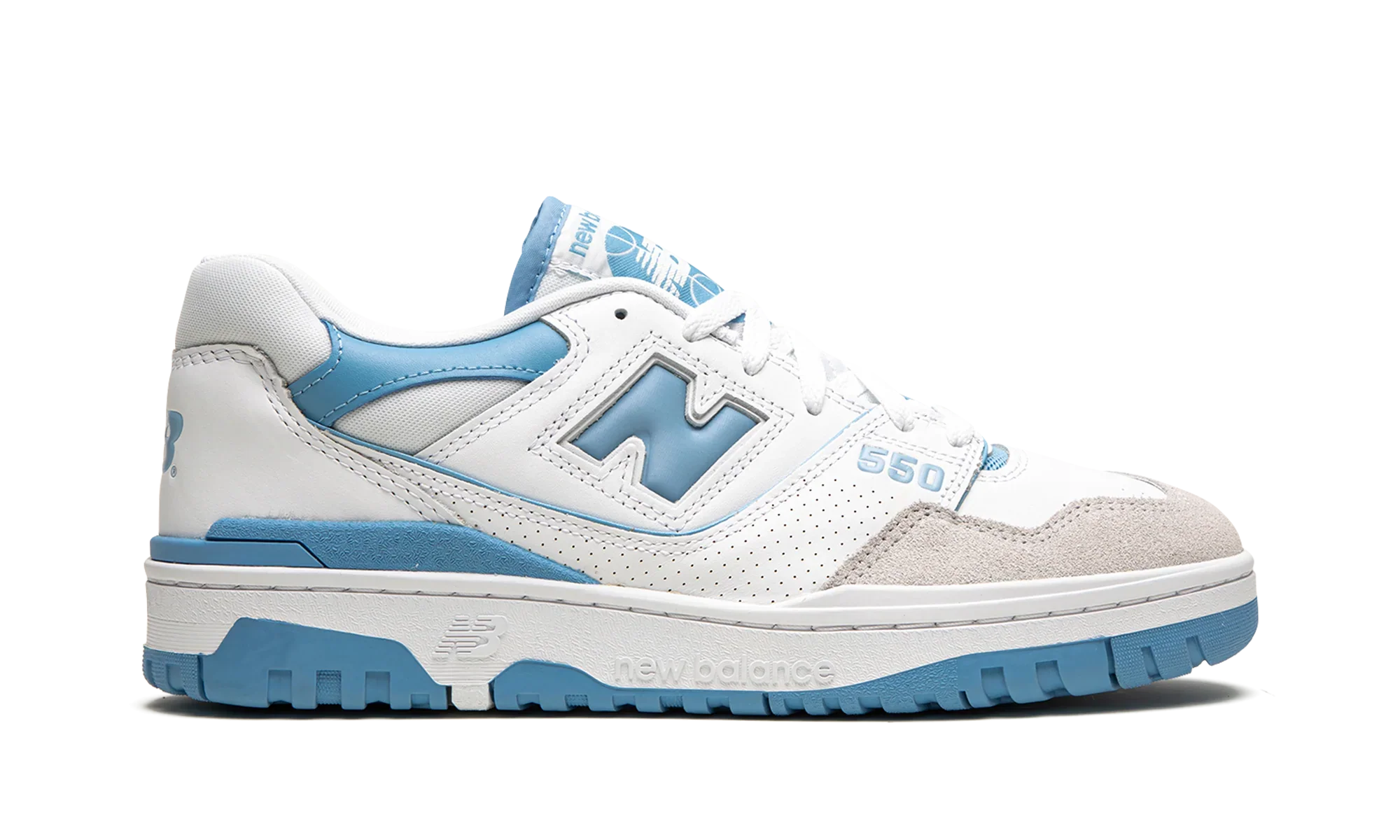 550 "White / Baby Blue" BB550LSB