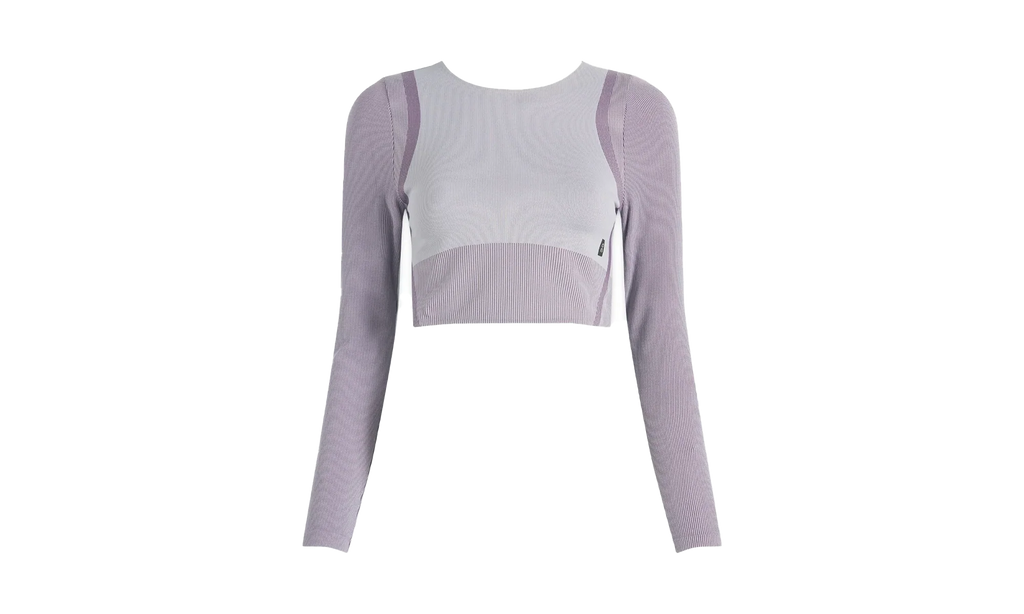 Studio Knit Long-T Crop WMNS "Lilac Cosmos" 1WF10263857