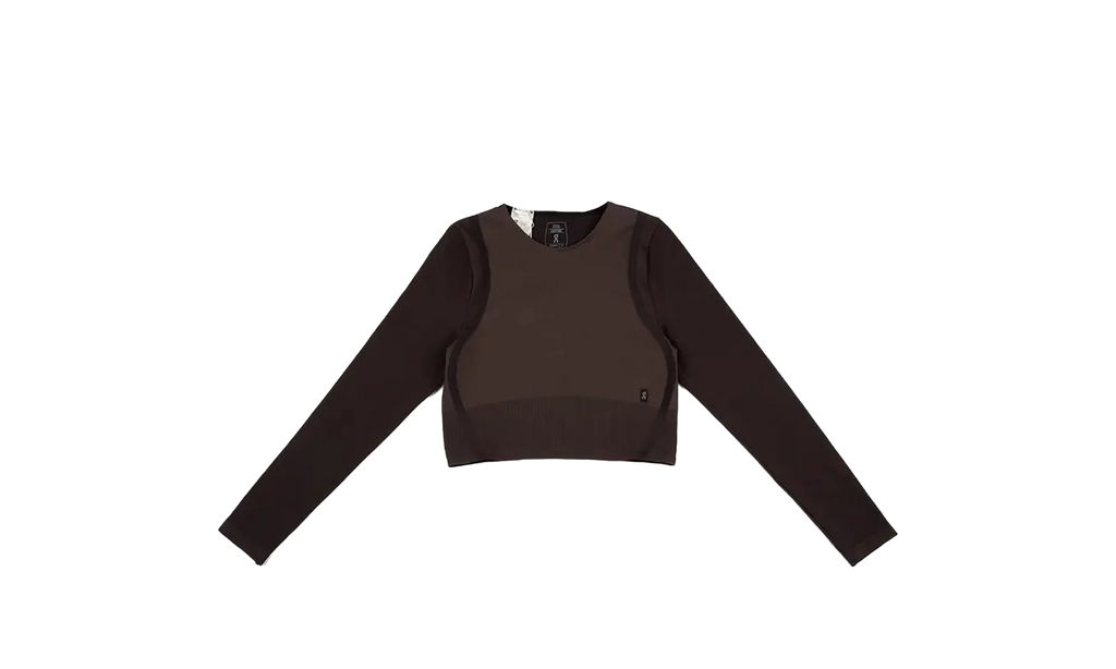 Studio Knit Long-T Crop "Pebble Black" 1WF10263573