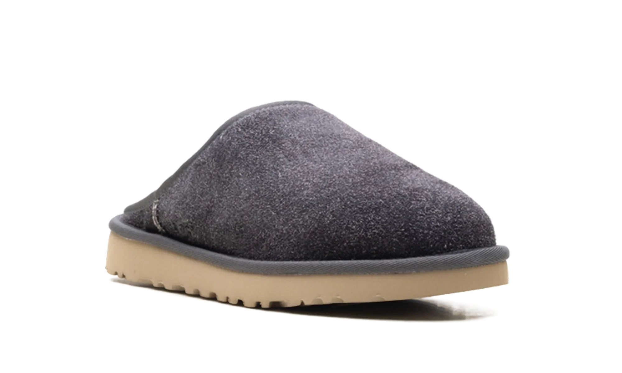 Classic Slip-On Shaggy Suede Slipper "Dark Grey" 1153104 DGRY